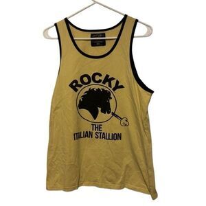 Rocky The Italian Stallion Size Large Sly Stallone Shop Tank Too Muscle Shirt